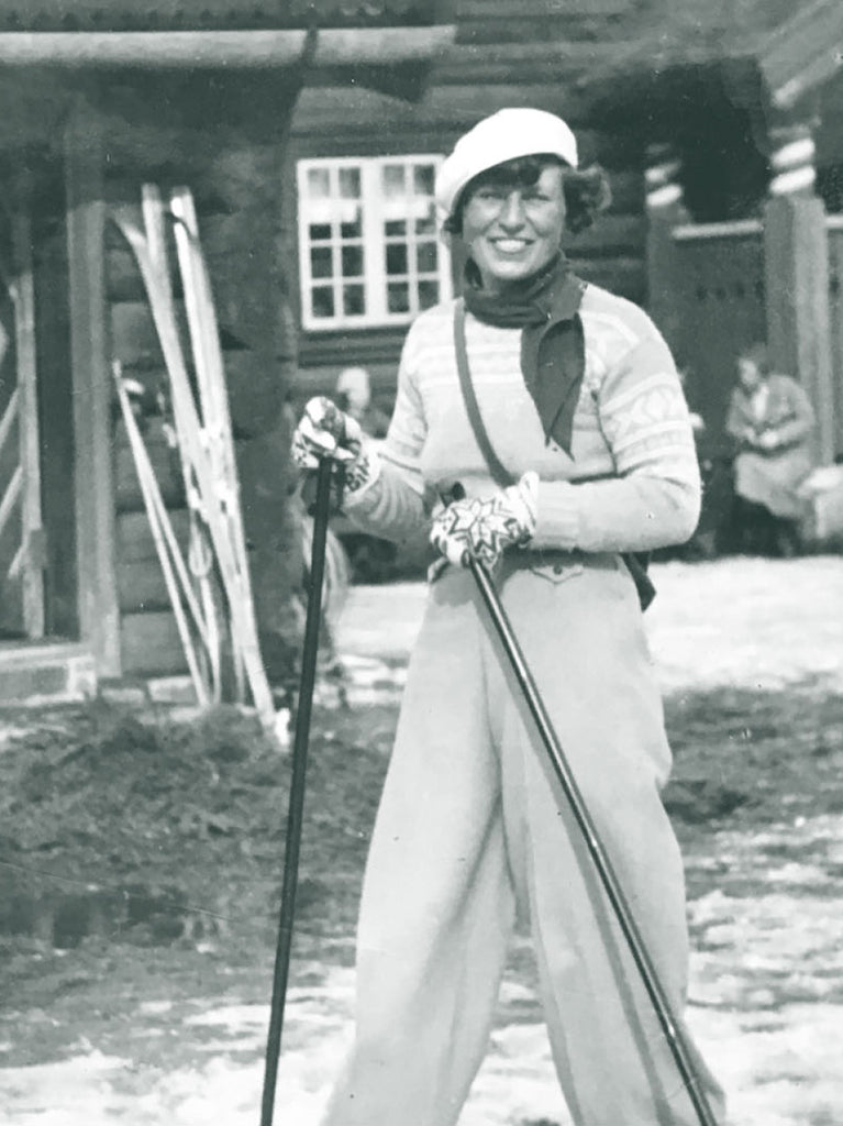1928 Bitten Eriksen at Tryvannstua in Oslo