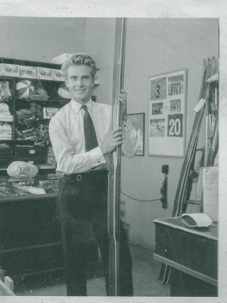 1951 Marius Eriksen in his shop in Oslo, Norway