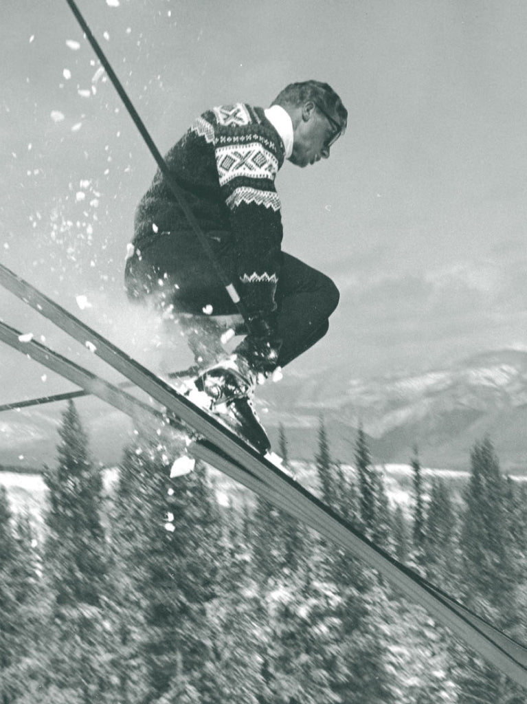 Stein Eriksen. The father of freestyle skiing